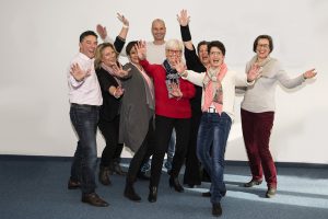 Teilnehmer der Erlebnis Sprachschule Rodgau mit Sprach Coach Monika Cuzma