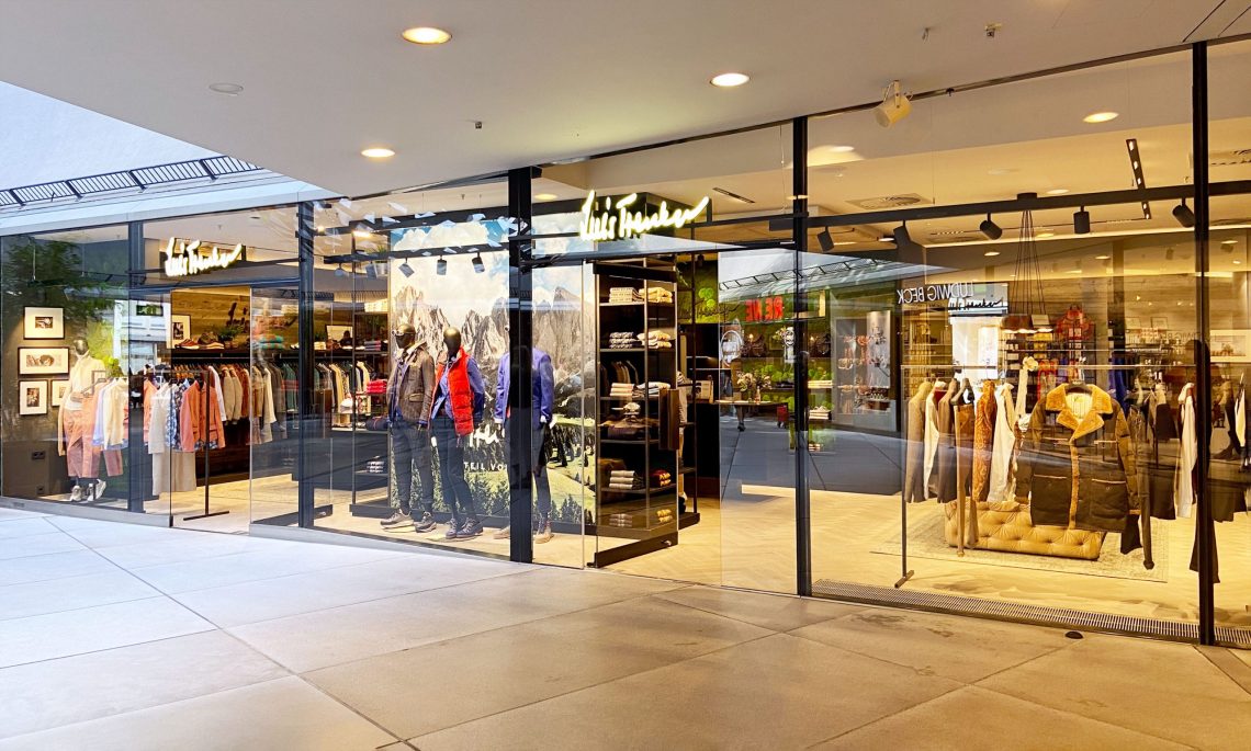 Neueröffnung im CityQuartier FÜNF HÖFE: der neue Flagshipstore des Südtiroler Fashion- und Lifestyle-Labels Luis Trenker