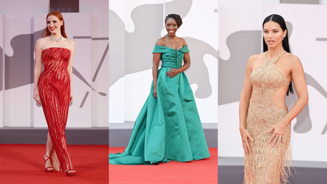 Jessica Chastain, Adriana Lima and Sharon Duncan-Brewster wear Chopard Jewelry for the 78th Venice International Film Festival