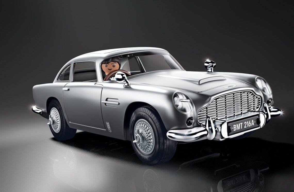 The James Bond Aston Martin DB5 – Goldfinger Editionfrom PLAYMOBIL is ready to serve on Her Majesty’s Secret Service