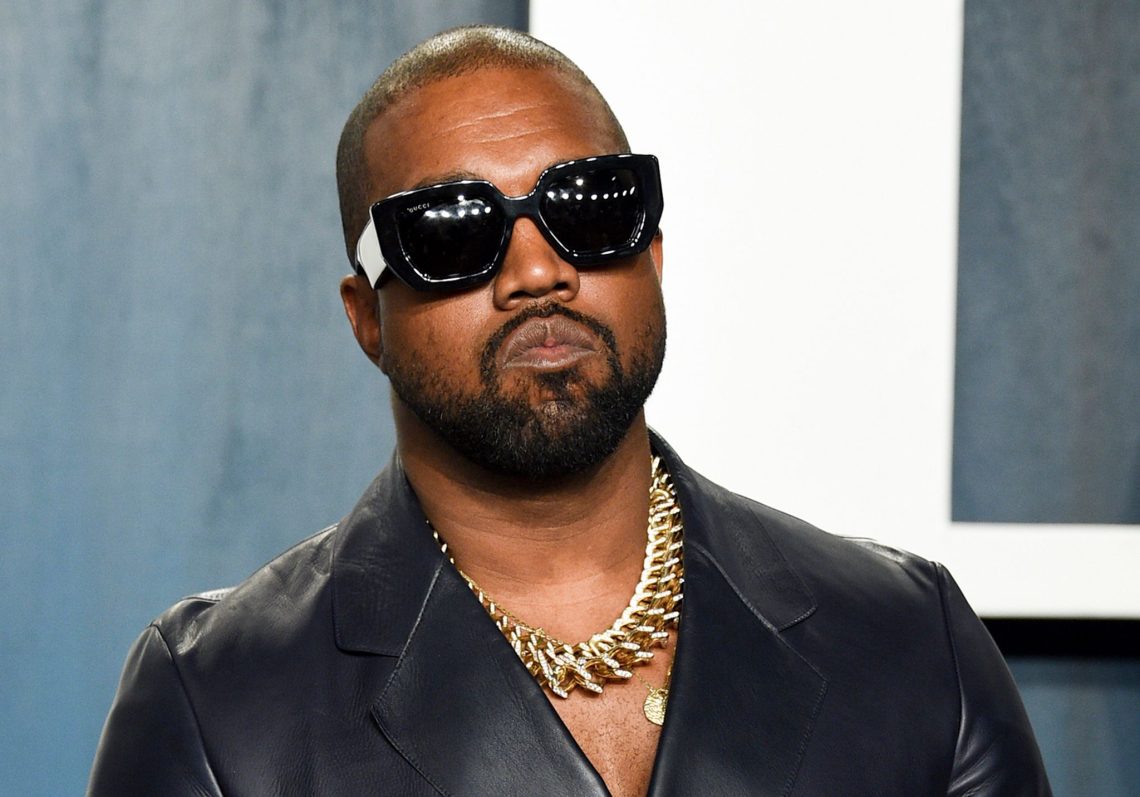 US-Rapper Kanye West bei der Vanity Fair Oscar Party 2020.