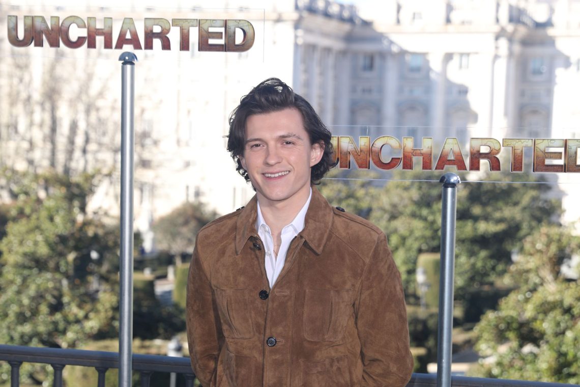 Tom Holland stellte seinen Film «Uncharted» in Madrid vor.