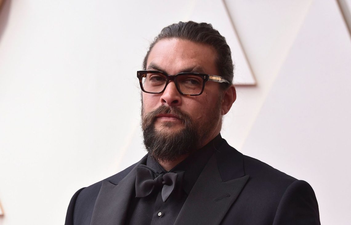 Schauspieler Jason Momoa bei der Oscar-Verleihung 2022.