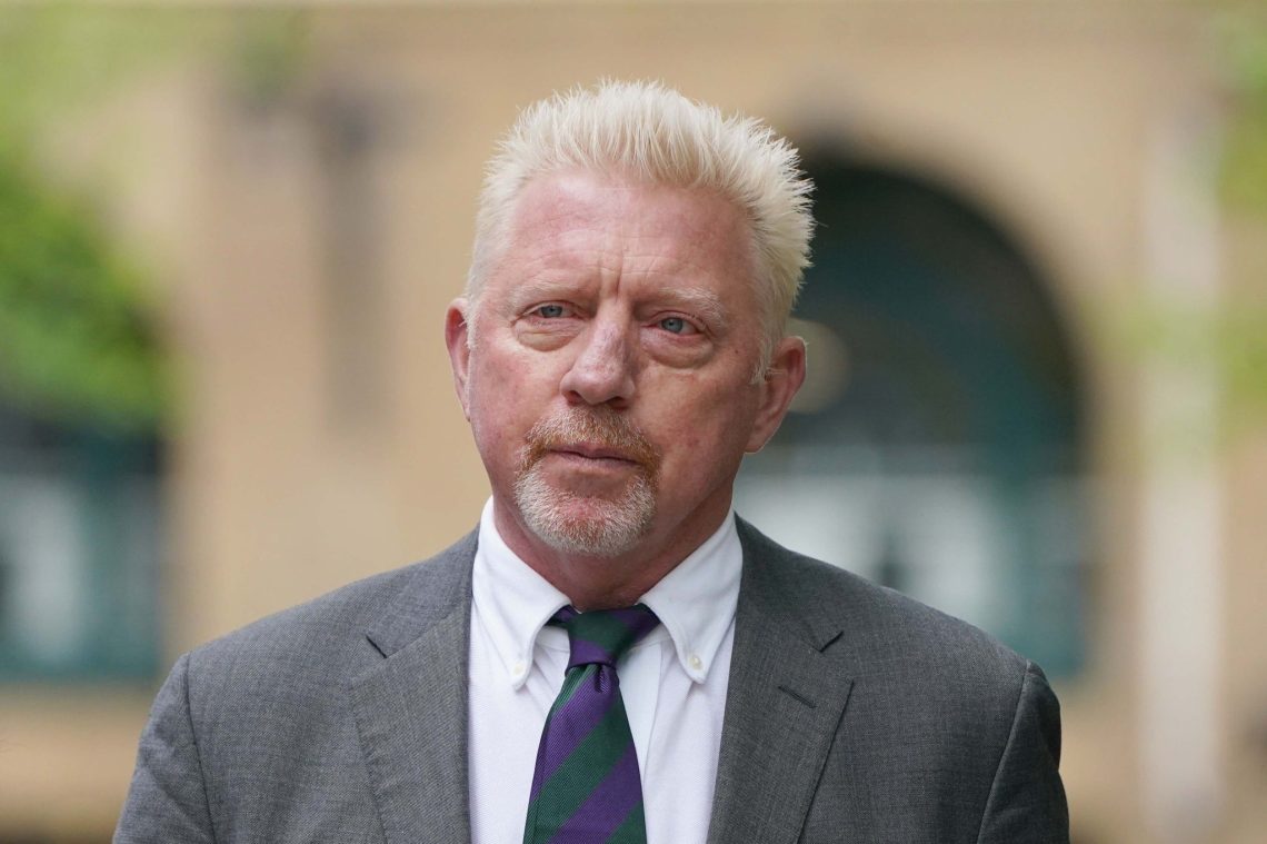 Boris Becker sind seine Haftstrafe in London ab.