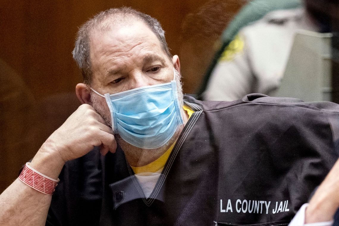 Harvey Weinstein bei einer Anhörung vor Gericht in Los Angeles 2021.