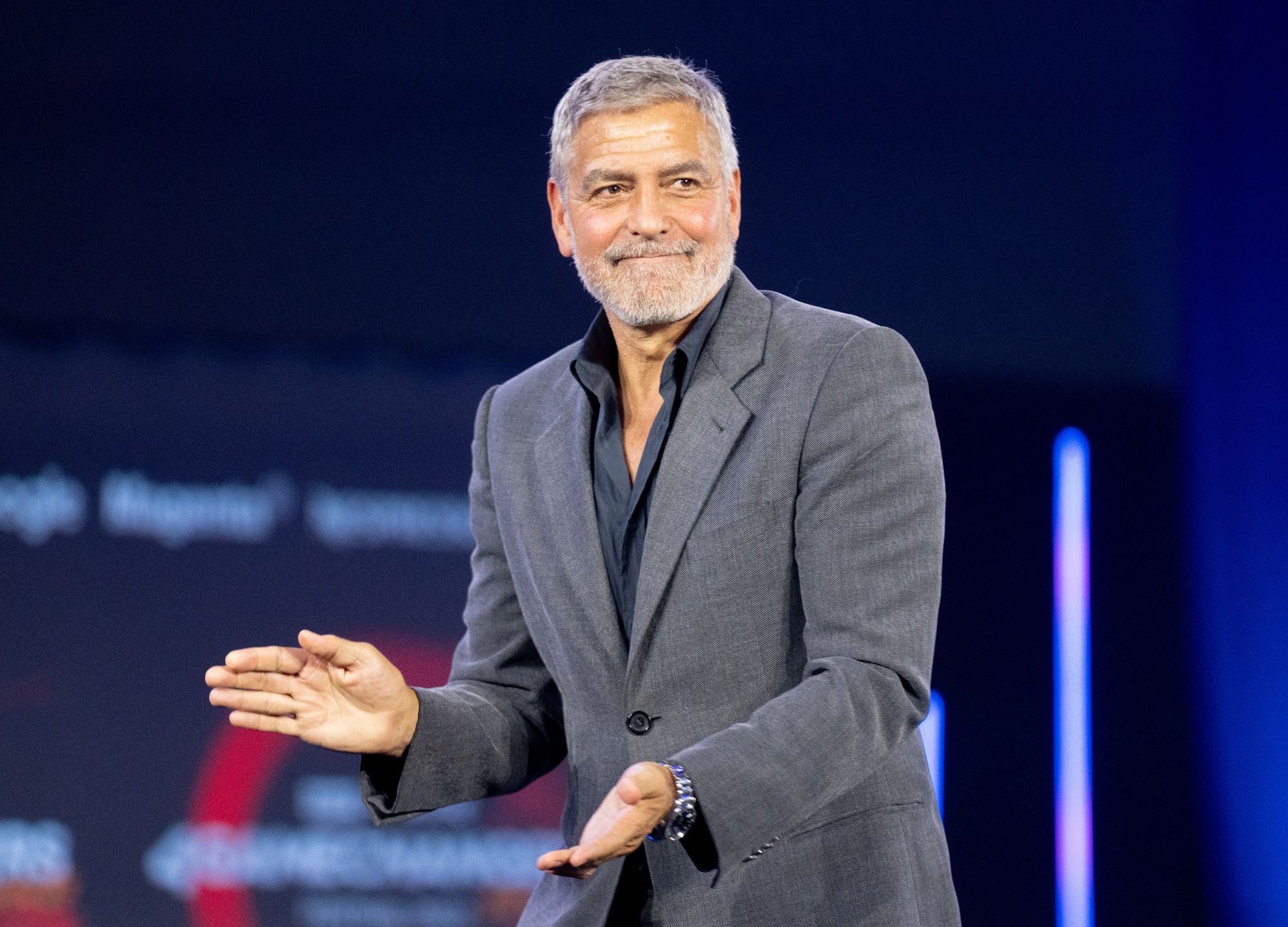 George Clooney beim Festival «4Gamechangers» in Wien.