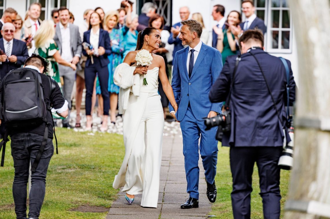 Christian Lindner und Franca Lehfeldt haben geheiratet.