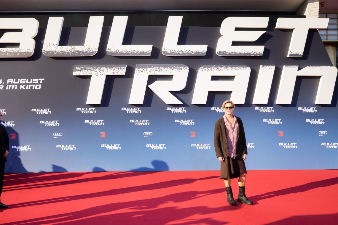 Der US-Schauspieler Brad Pitt kommt zur Deutschlandpremiere des Kinofilms «Bullet Train» nach Berlin.