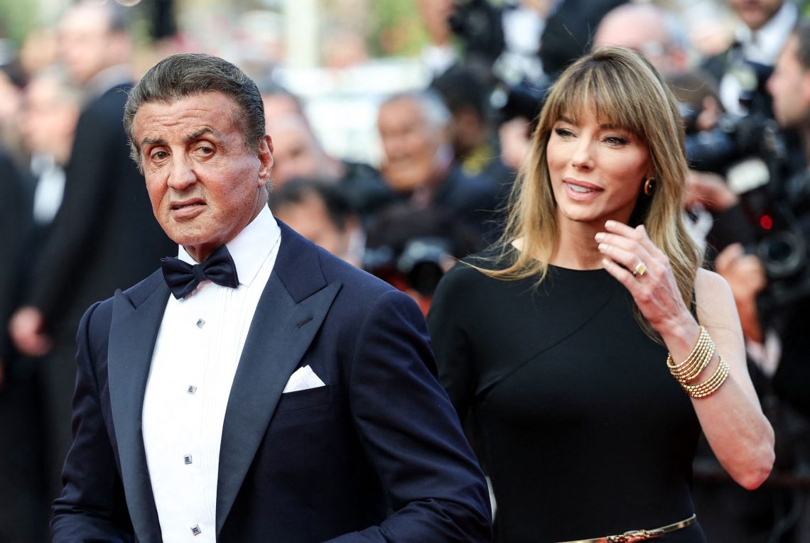Jennifer Flavin und Sylvester Stallone besuchen das  72. International Film Festival in Cannes (2019).