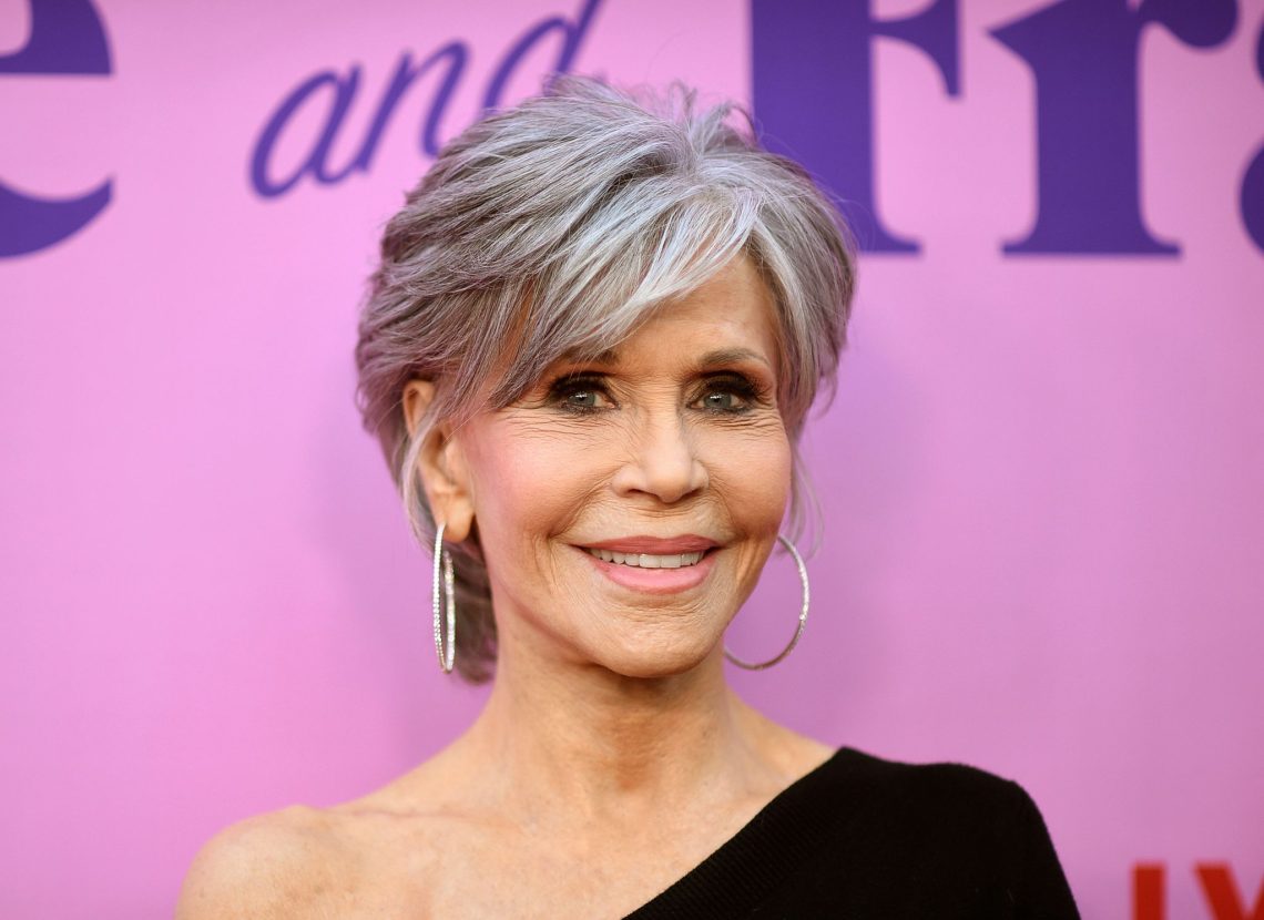 Jane Fonda im April 2022 bei einer Premiere in Hollywood.